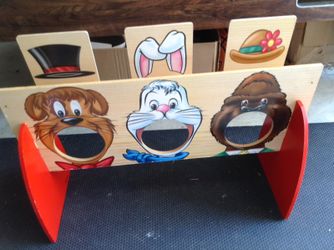 Melissa and Doug Wooden Beanbag Toss Game *Rare!*