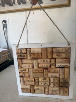 Handmade Wine Corkboard