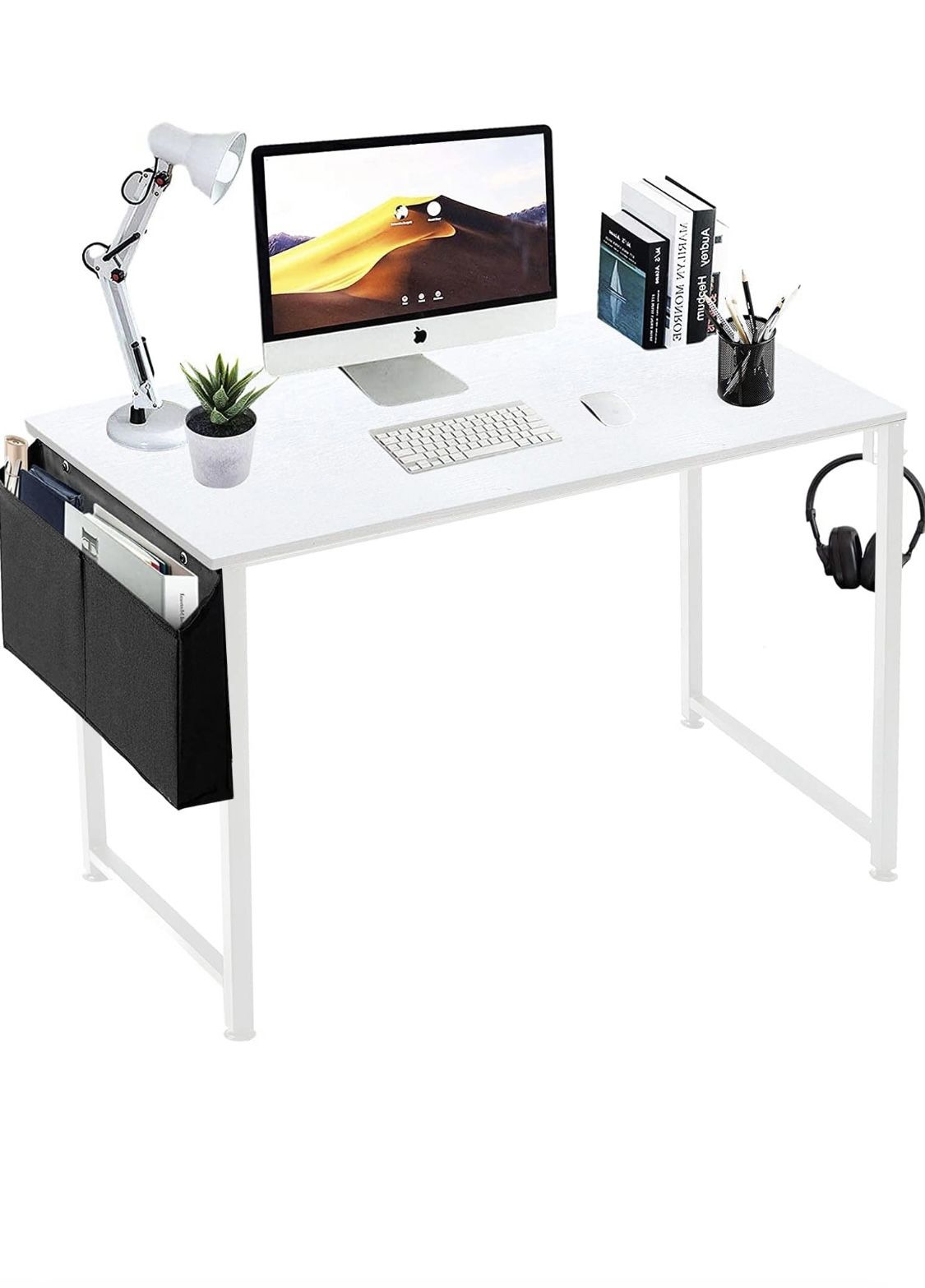 White Office Desk