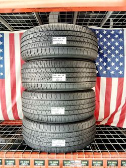 ✔️ Set of 4 Used tires P265/60R18 GOODYEAR EAGLE TOURING ALL SEASON 265/60R18 