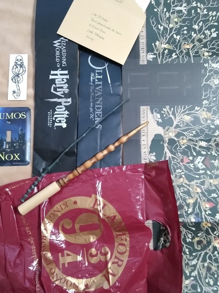 Harry Potter Wand Tattoo Bag Light Switch