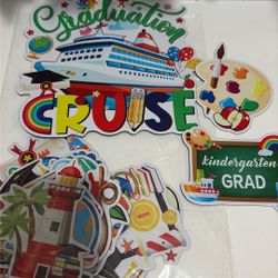 Party Cruise Graduation Magnets New $10.00