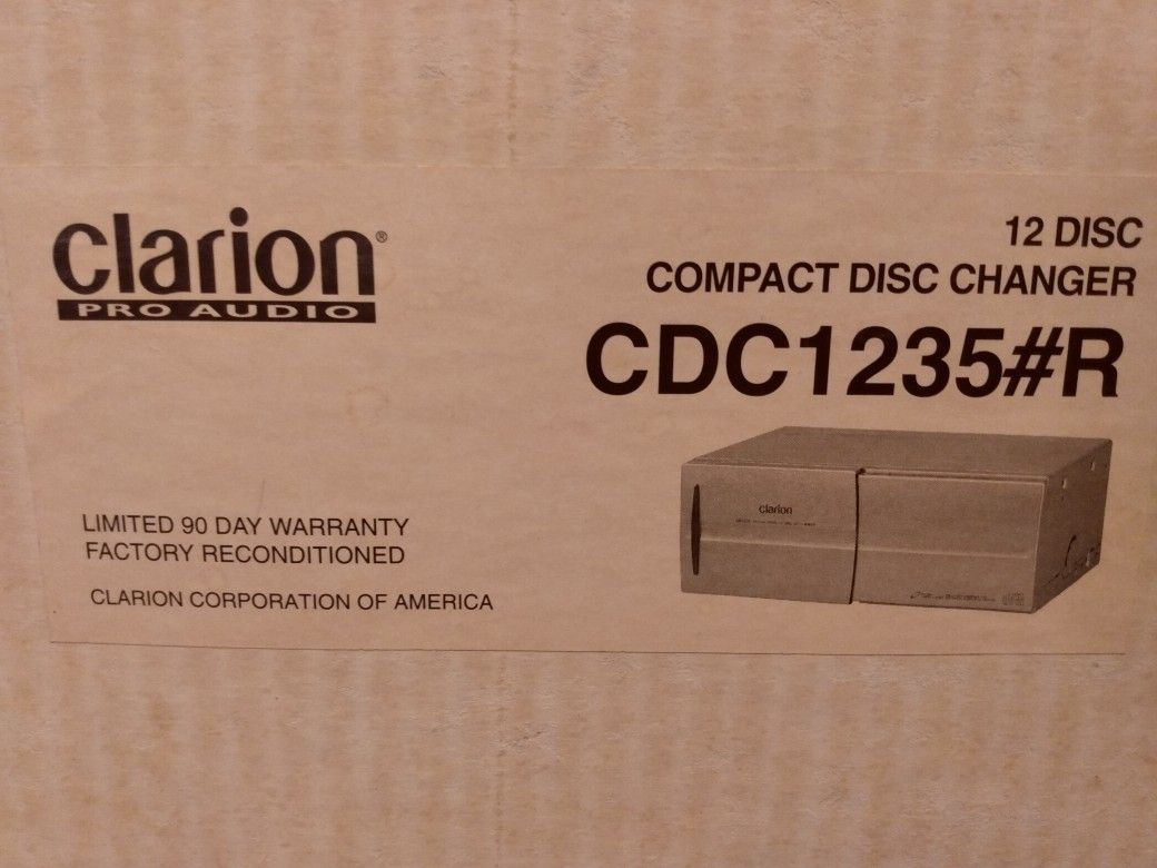 Clarion Pro Audio 12-CD Compact Disc Changer