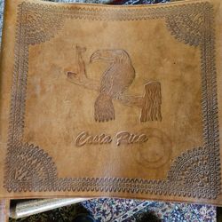 Leather Folding Stool