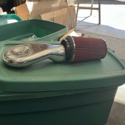 Aluminum Low Profile Intake Plenum & Cone Filter 