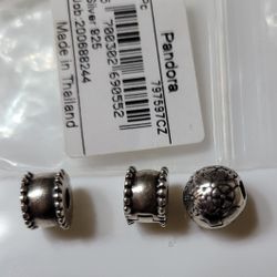 Authentic Pandora Clips NEW $25 EACH-Firm! Pick-up In Aurora.