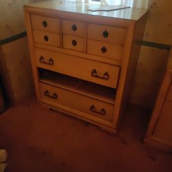 Very Old Antique Dresser Set One Drawer Is Apart Easy Fix