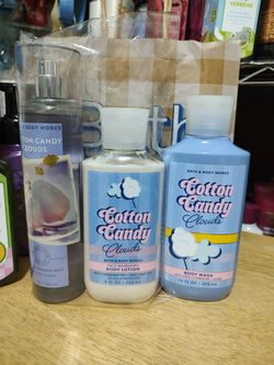 Bath & Body Works cotton candy clouds $25 a set