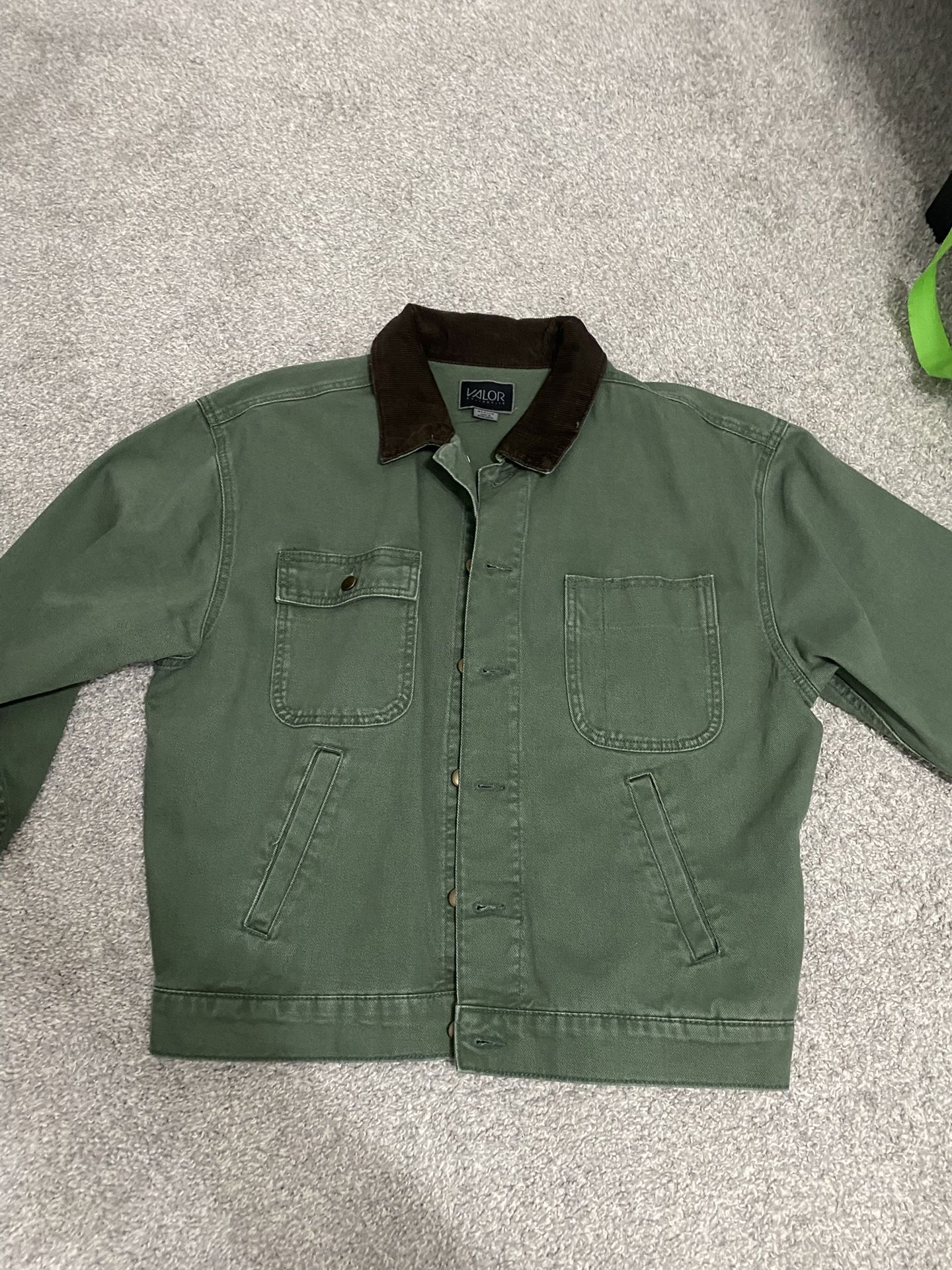 Men’s Green Brown Carhartt Type Jacket