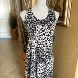 NWT Long Dani Lularoe Dress In Animal Print "Leopard"