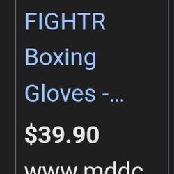 ($20) FIGHTR 8oz Boxing Gloves