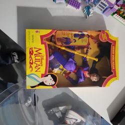 Disneys Secret Hero Mulan Doll 1997 Mattel 18896