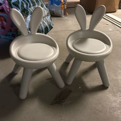 Cute Kids Chairs - White 