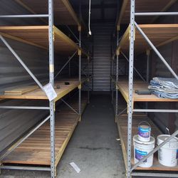 Heavy DUTY STORAGE RACKS 9FT LONG 12FT HIGH