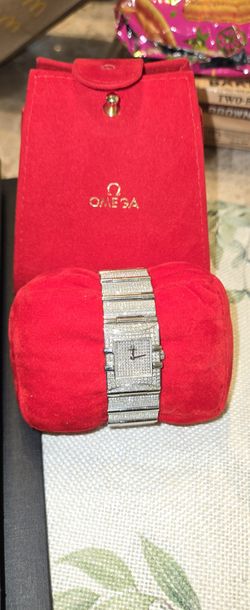 Omega Constellation Quadra Watch With Natural Diamonds