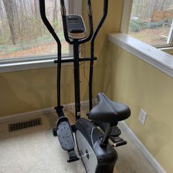 Xterra Elliptical/Upright Bike Combo Exercise Machine