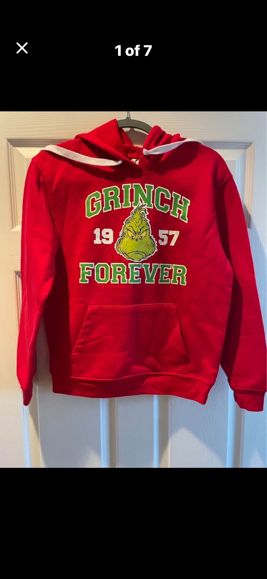 The Grinch Red Grinch Forever Holiday Hoodie Christmas Like New $20 •