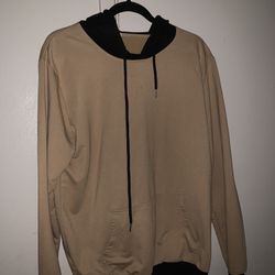 Brown And Black Hoodie H&M Tan Sweater Jacket