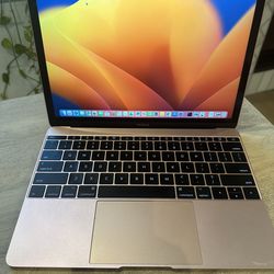 Apple MacBook Air 12” – i5, 8GB RAM, 500GB SSD – Rose Gold