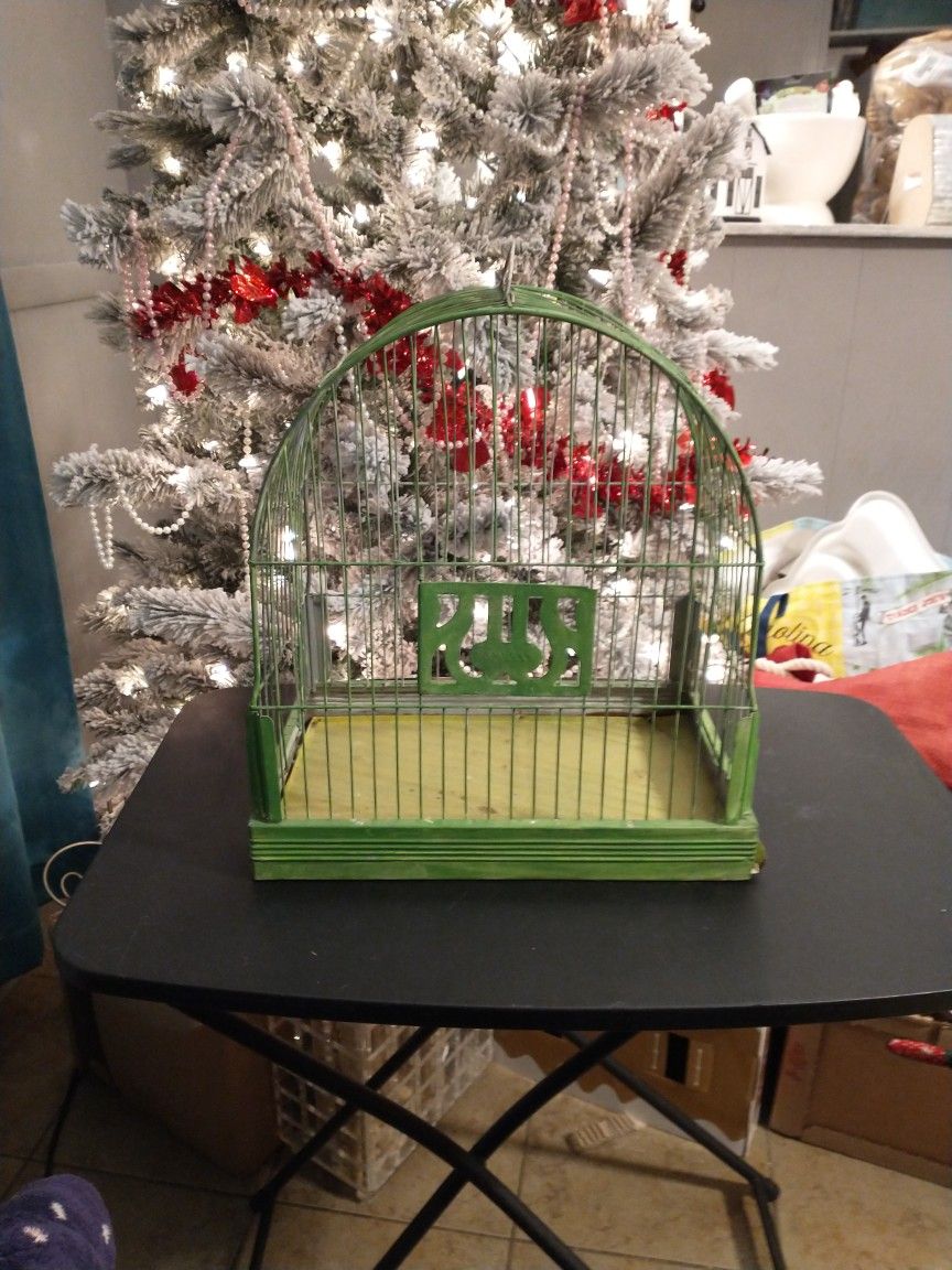 Small Vintage Bird Cage  