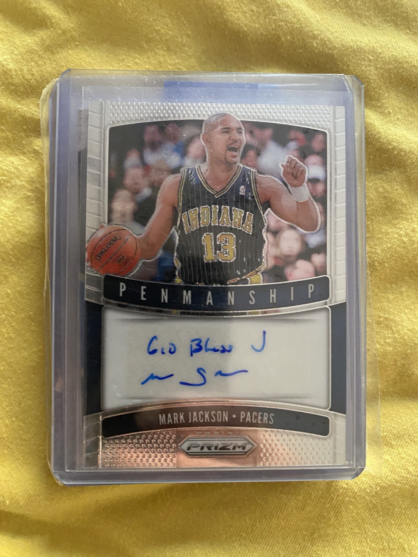 Mark Jackson Autograph Basketball Card