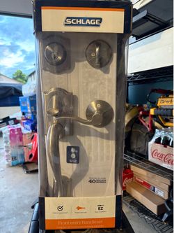 Front door lock set