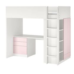  IKEA Loft Bed With Desk (twin)