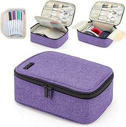 Carrying Case Compatible with Cricut EasyPress Mini, Bag Compatible with Cricut Mini Heat Press (Patent Design), Purple