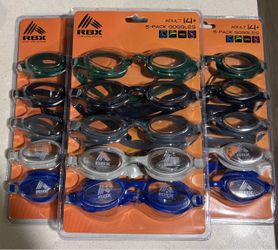 RBX ADULT GOGGLES (PACK OF 5)