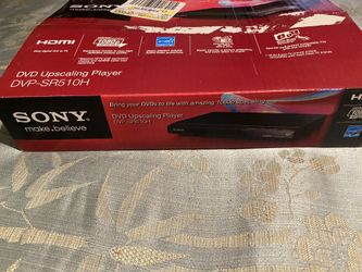 DVD Upscaling Player DVP-SR510H