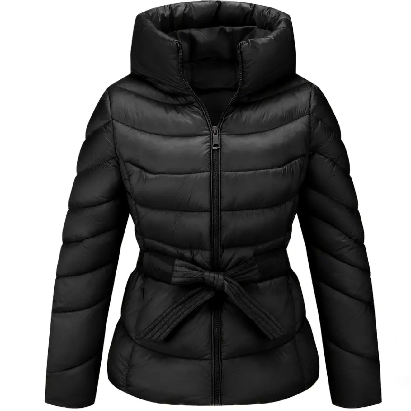 Winter Jacket Long Jacket Coat Trench Turtleneck Overcoat Parka Puffer Hooded