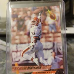 93 Fleer Ultra Eric Metcalf Card Number 81 Duke You Better Be Quiet
