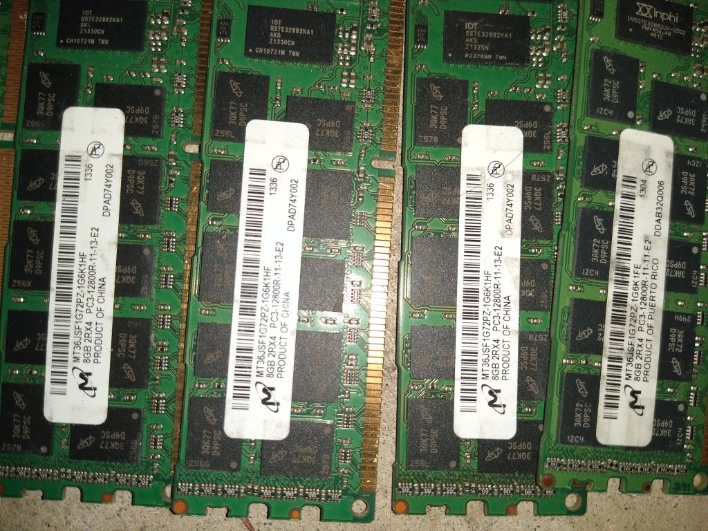 8gb Ram Set Of 4 Micron