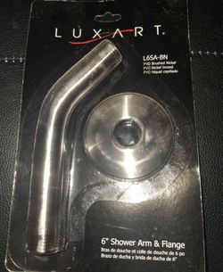 Luxart 6" Shower Arm & Flange