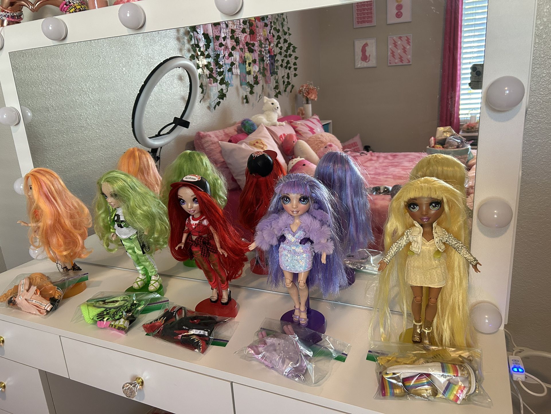 Rainbow High Dolls And Their Accessories 
