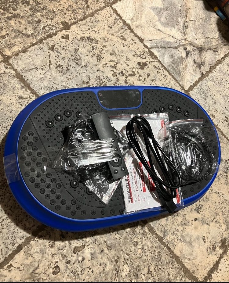 Vibration Plate Exercise Machine, Vibrating Fitness Platform for Lymphatic Drainage, Full Body Shaker Workout Equipment, Bluetooth Music Shaping Vibra