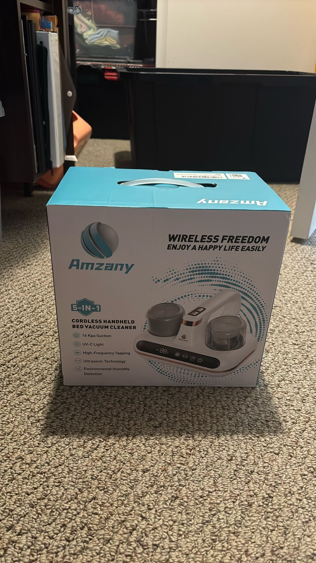 Amzany Cordless Handheld Bed Vacuum Cleaner