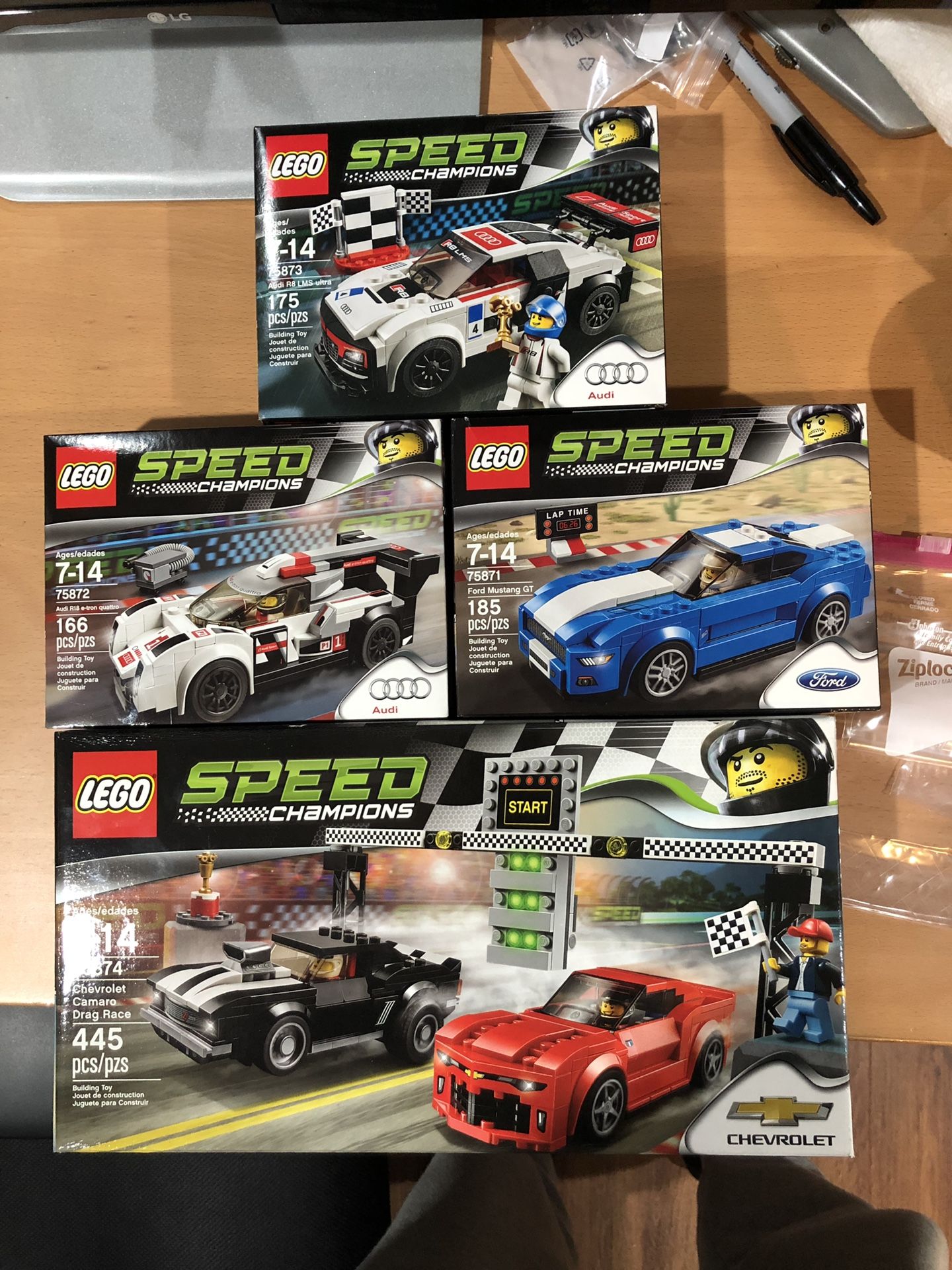 LEGO speed champions 4 pack 75874 75871 75872 75873 NISB