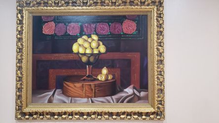 Original Art From J. Oviedo 1996 With FRAME 49 X 40