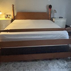 King Pine Bed Frame Set