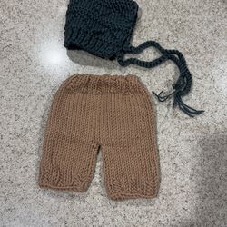 Newborn Photo Prop Crochet Outfit