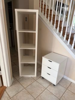 Bookcase and drawer