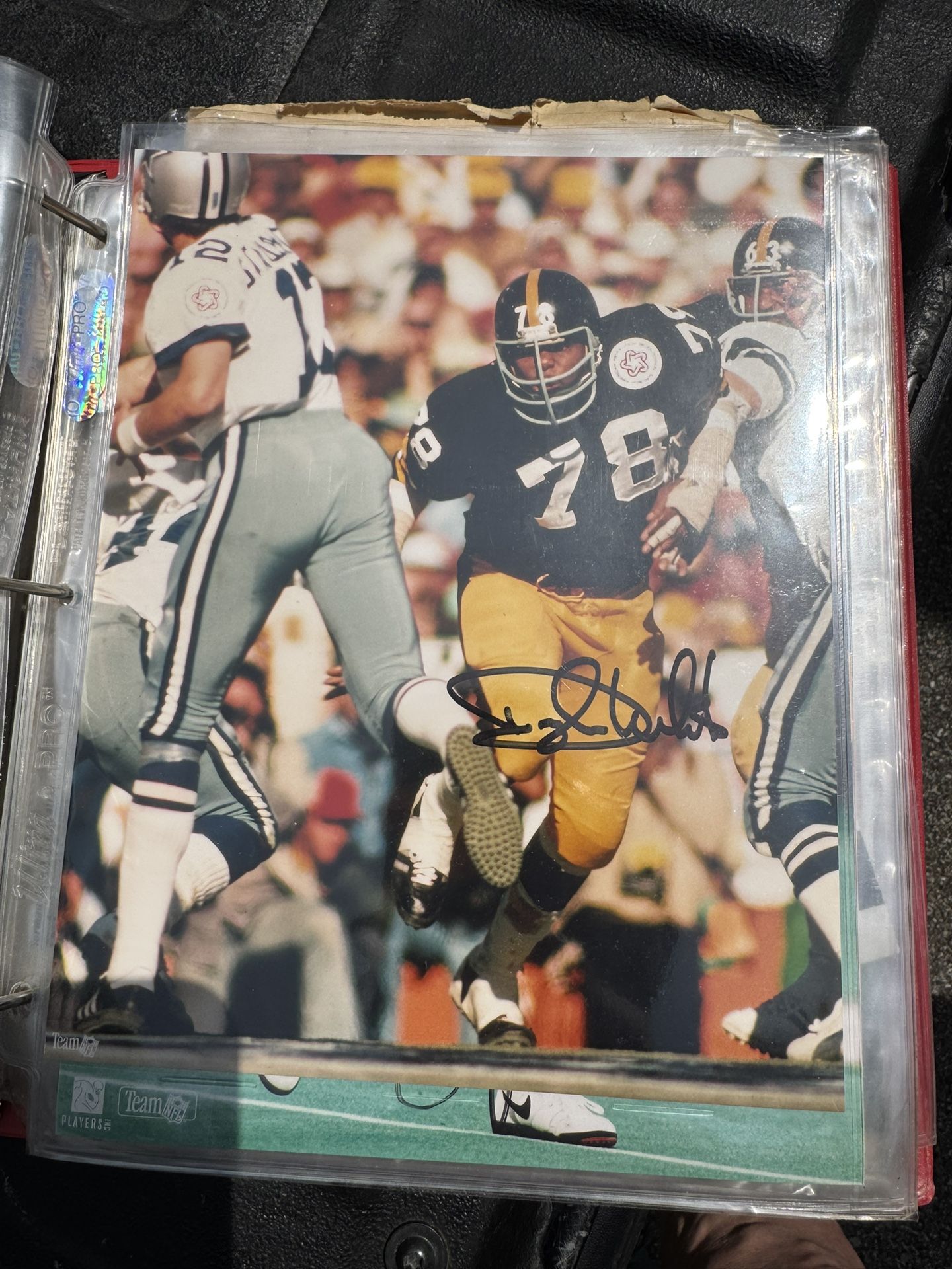 DWIGHT WHITE PITTSBURGH STEELERS SIGNED 8x10 PHOTO