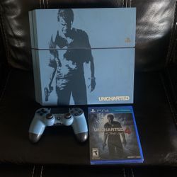 Uncharted PS4 Console and Unopened Game 