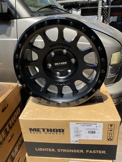 17x8.5 METHOD MR305 double black
