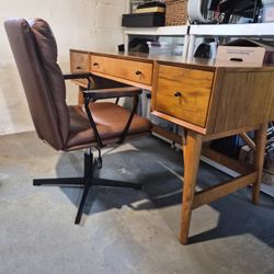 Living Spaces Wood Desk