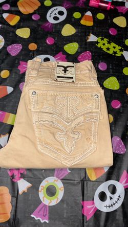 Rock Revival Jeans - Cream