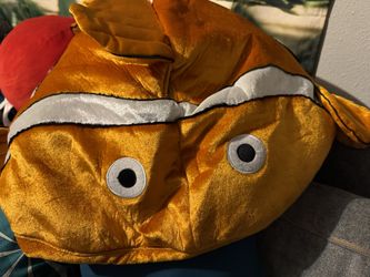 Clownfish Dog Costume For Large Dog
