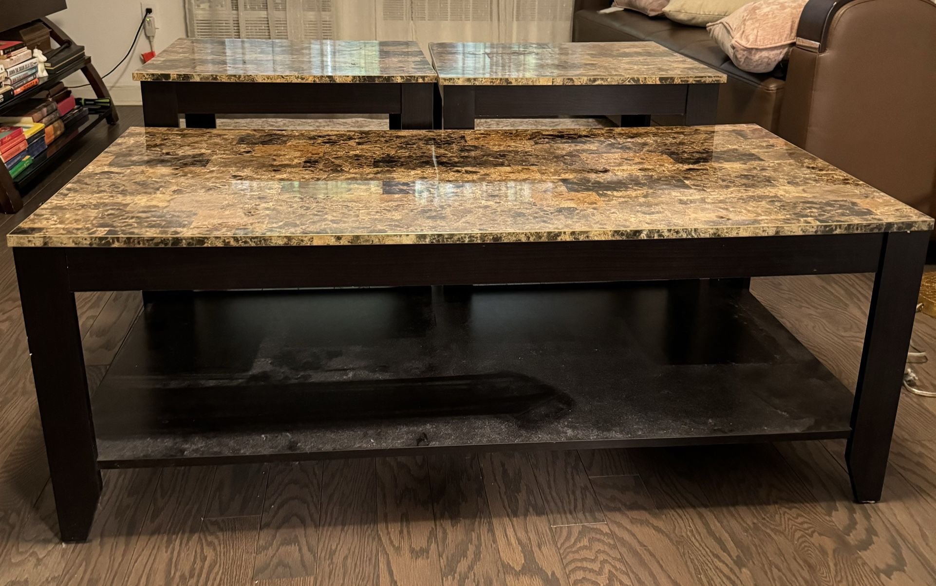 Large TV Console and Side Tables (NYC LOCAL PICK UP)