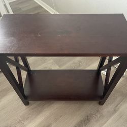 Brown Table/Stand